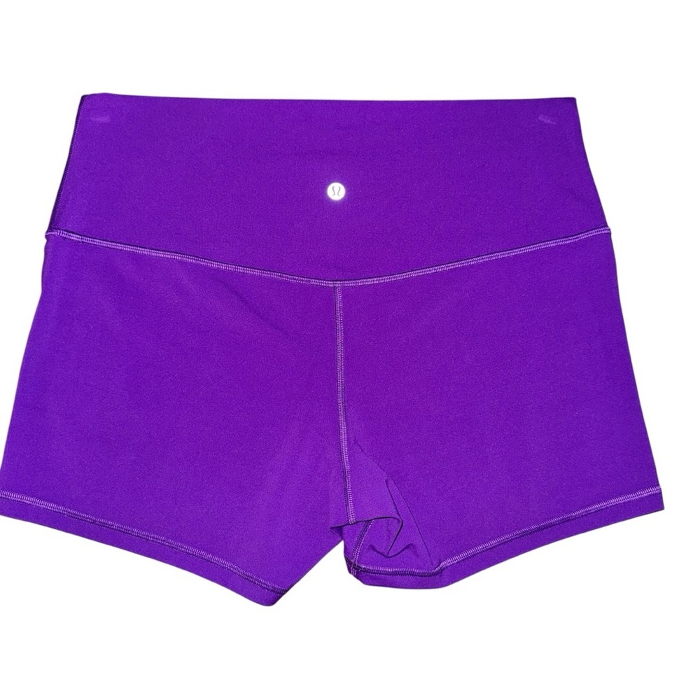 Lululemon Align High-Rise Short 4” Nulu College Purple Size 14 Yoga NWT - Picture 11 of 13
